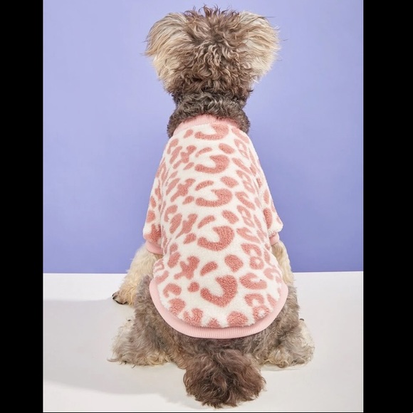 Leopard Print Pet Sweatshirt - Picture 5 of 7